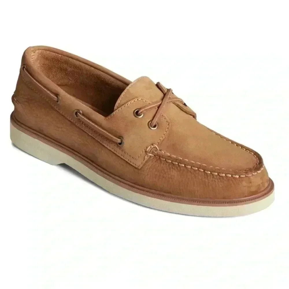 Sperry Authentic Original Double Sole Nubuck Boat Shoe Size 11